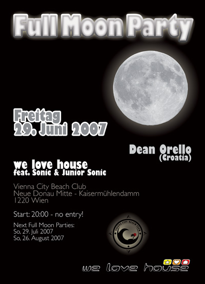 Full Moon Party @ Vienna City Beach Club