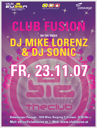 we love house Special Flyer @ Passage 23.11.2007