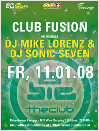 we love house Special Flyer @ Passage 11.01.2008
