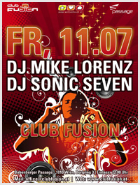 we love house Special Flyer @ Passage 11.07.2008