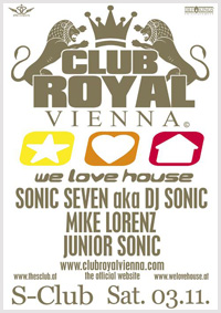 we love house Special Flyer S-Club 03.11.2007