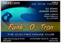 Funk-O-Tron Flyer Mezzanin
