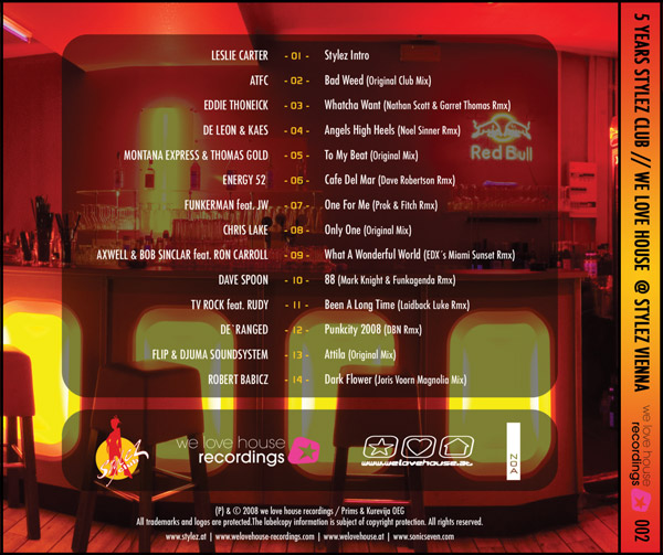 5 Years Stylez  CD Trackliste